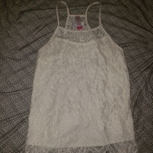 Lace tank top